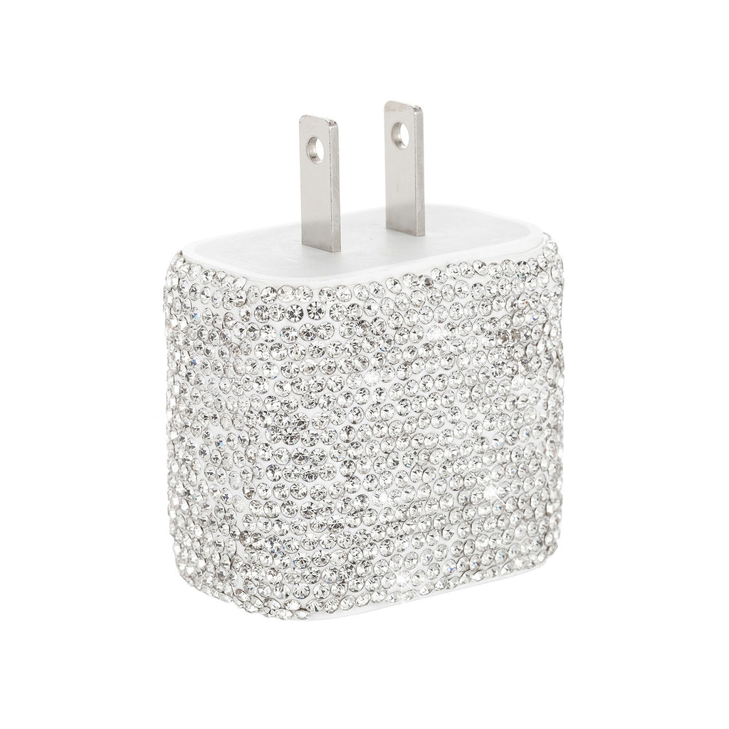 Diamond studded phone charger US standard PD20W phone charger suitable for Apple phone fast charging head