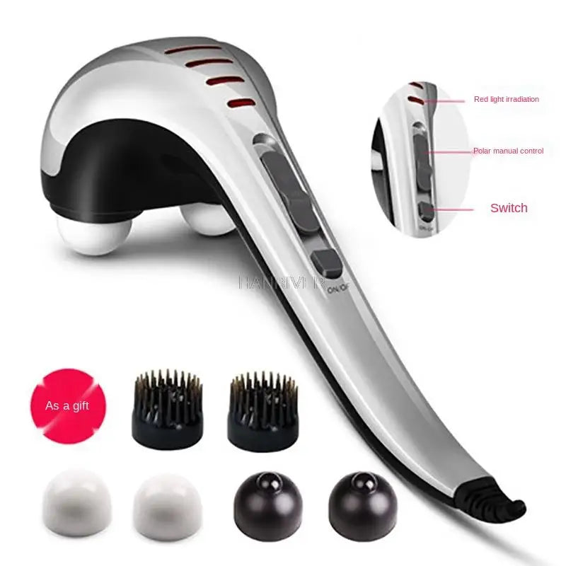 Massager stick massage hammer neck waist hand-held multi-function body tapping meridian hammer back massage hammer