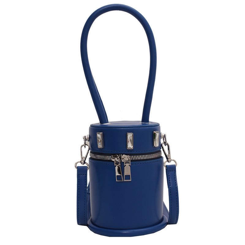 Women's Bag Fashion Handbag Bag New Trend Messenger Bag Cylinder Mobile Phone Bag  Shoulder Bag