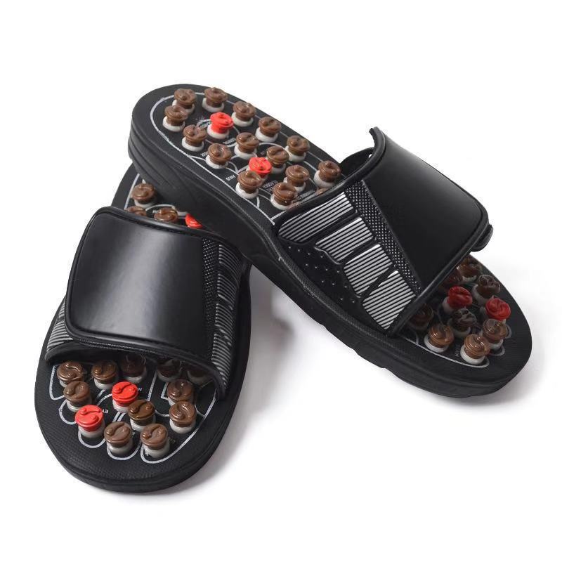 Foot Massage Slippers Acupuncture Therapy Massager Shoes For Foot Acupoint Activating Reflexology Feet Care Massageador Sandal