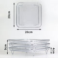 Airfryer Accessories Three-Tier Airfryer Steamer Rack Stainless Steel DZ201 Stackable Rack Dehydration Rack Dried Fruit Rack