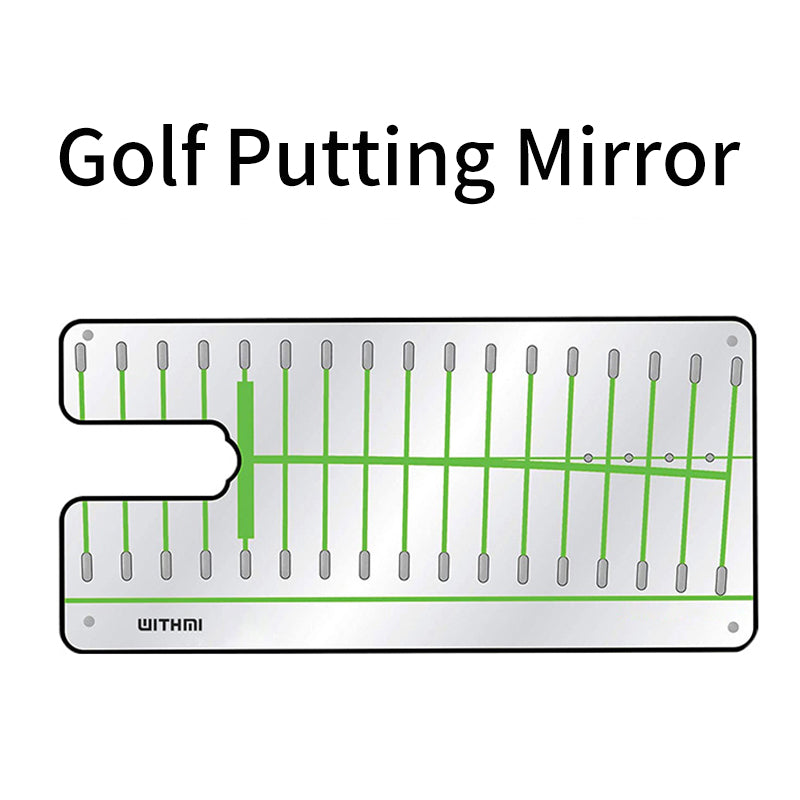 Golf Supplies Putter Mirror Swing Practice Device Indoor Trainer Accessories Auxiliary Track Practice Equipment