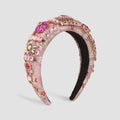 Exquisite Embroidery Rhinestone Flower Headbands Simulation Pearl Beads Padded Headpieces Women's Hair Jewelry Accessories Gifts
