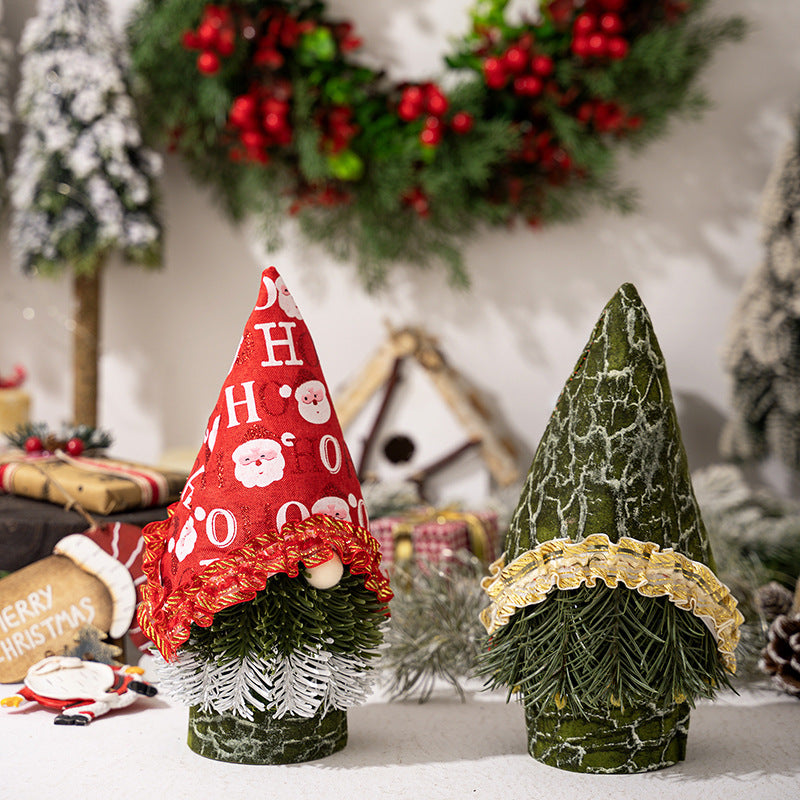 New Christmas Decoration Products Creative Christmas Tree Dwarf Doll Ornament Christmas Tree Faceless Doll