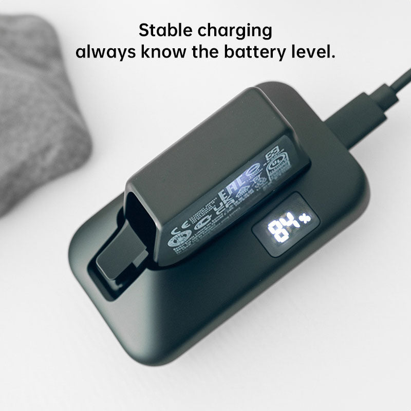 Digital Display Bike Charger for SRAM Front & Rear Derailleur - Quick Connect with Real-Time Battery Level Indicator