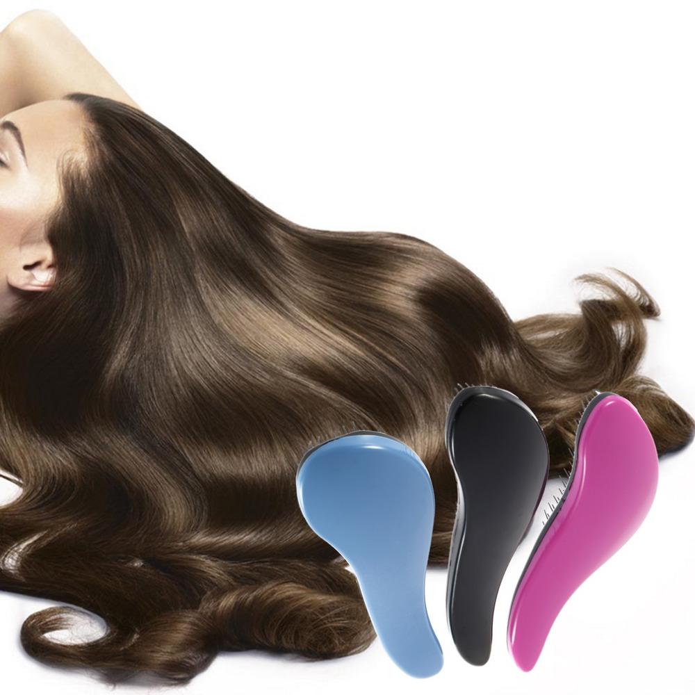 1PC 15CM Eyecatching Hair Care Styling Hair Comb Beauty Healthy Styling Care Hair Comb Shower Massager Detangle Brush