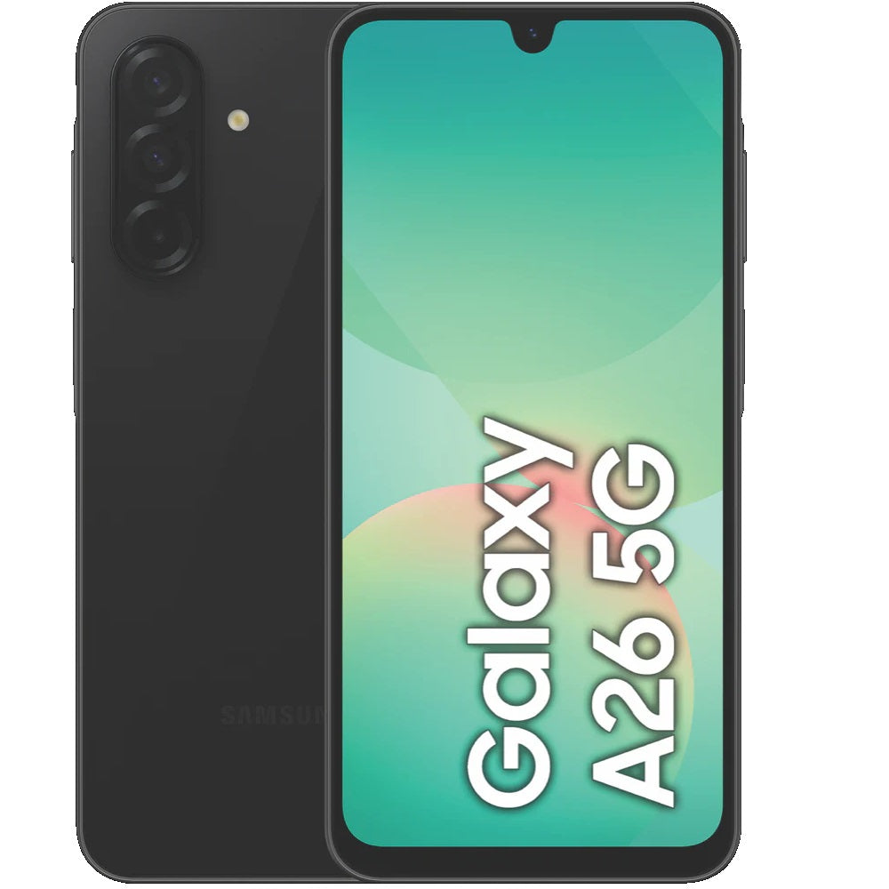 Samsung Galaxy A26 5G 128GB - Black *AU STOCK*, 6.7", Super AMOLED, 90Hz, 6GB/128GB, 50MP/13MP, Single SIM, 5000mAh, 2 Years Warranty