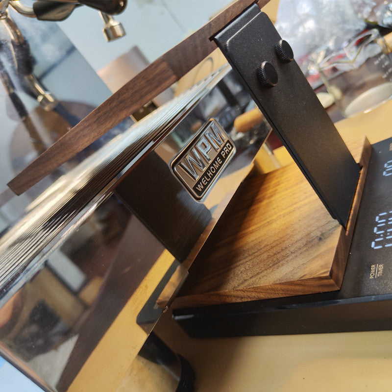 Wooden Scale Frame Italian Electronic Scale Elevated Coffee Scale Frame