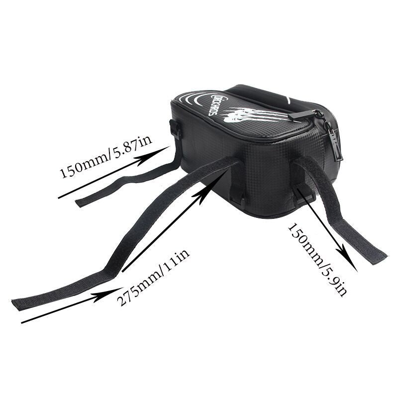 Bicycle Bag Mountain Bike Mobile Phone Bag Front Beam Bag Upper Tube Saddle Bag Touch Screen Waterproof Cycling Equipment