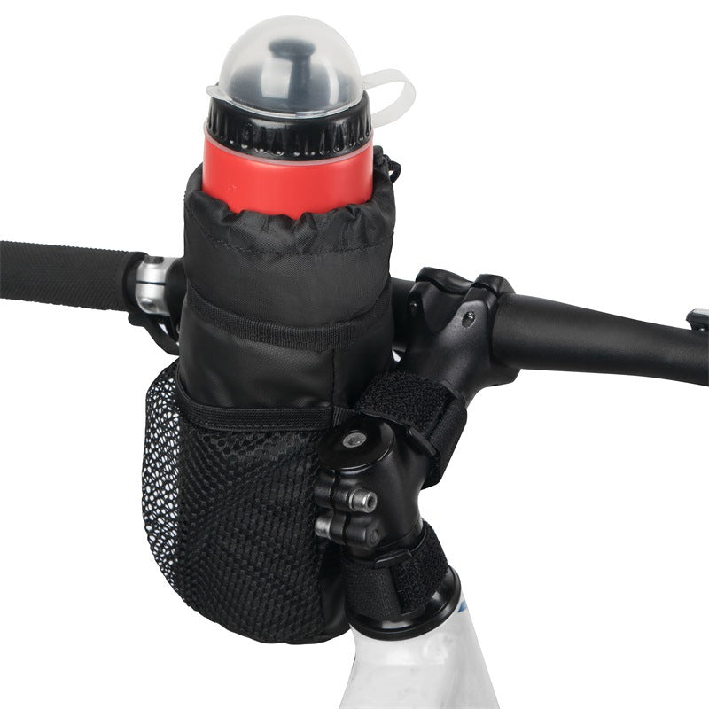 Cycling Water Bottle Bag Mountain Folding Bicycle Handlebar Insulation Water Bottle Bag Mobile Phone Bag