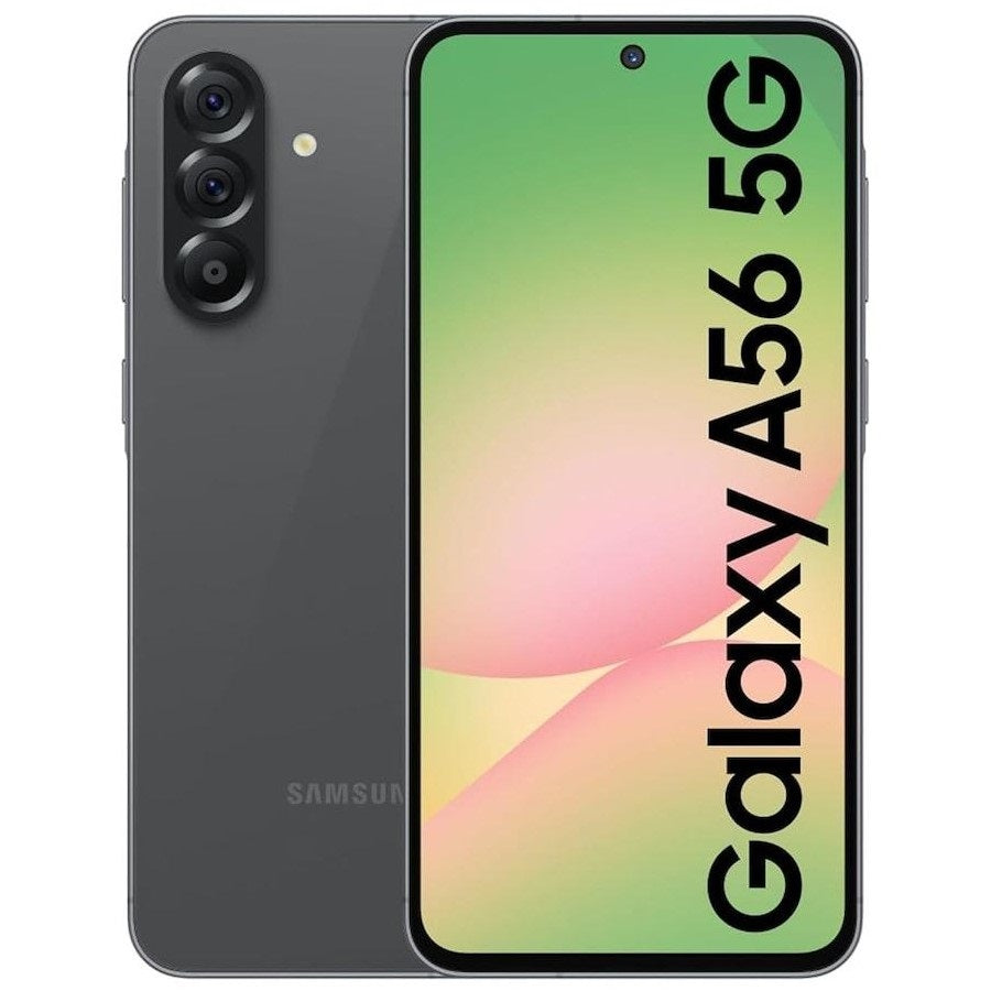 Samsung Galaxy A56 5G 128GB EE - Awesome Graphite *AU STOCK*, 6.7", Super AMOLED, 120Hz, 8GB/128GB, 50MP/12MP, Single+ eSIM, 5000mAh, 3 Years Warranty