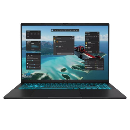 ASUS VivoBook V16 16" WUXGA Notebook Intel Core 7 240H DDR5 16GB 1TB RTX 5050 8GB GDDR7 Black Win 11 Pro 1.95kg 1Y Warranty