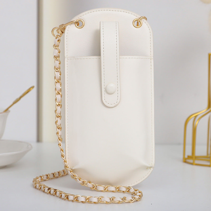 New Japanese Style Portable Mobile Phone Small Bag Cute Mini Girl Shoulder Bag New Sweet Beauty Messenger Bag