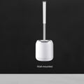 Silicone TPR Toilet Brush Wall-mounted Cleaning Brush For Bathroom Household Cleaning Product Bathroom Accessories
