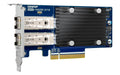 QNAP PQXG-10G2SF-X710 Dual-port SFP+ 10GbE network expansion card; low-profile form factor; PCIe Gen3 x8  3 Years Warranty