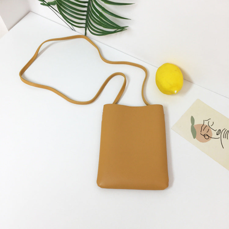 Japanese And Korean Literary Mobile Phone Bag Women's Summer New Small Fresh And Simple Shoulder Bag Fashion All-Match Messenger Bag