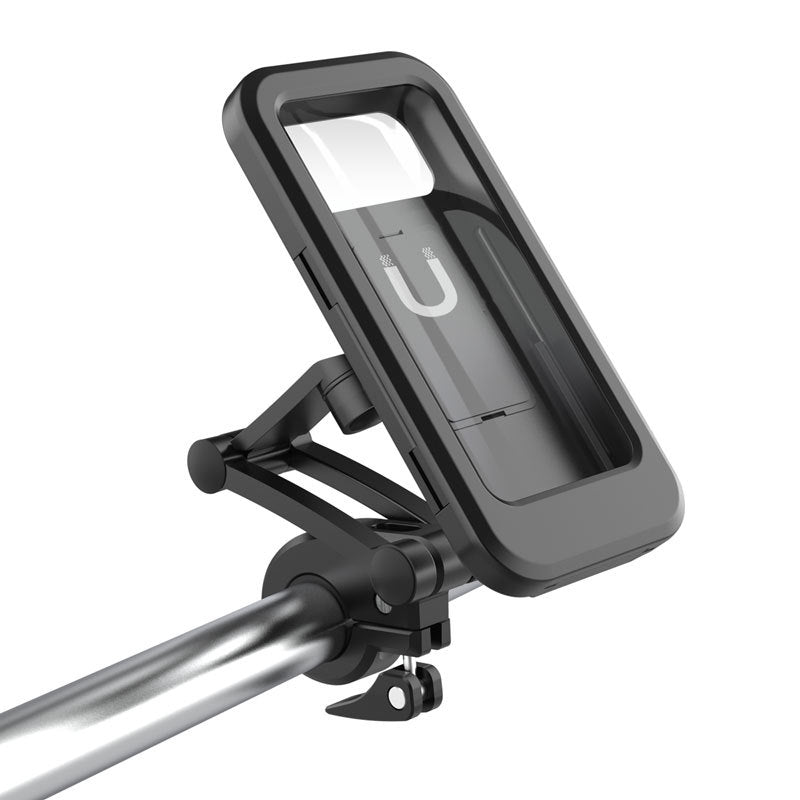 Motorcycle Mobile Phone Waterproof Bag Takeaway Riding Handlebar Rearview Mirror Navigation Bicycle Waterproof Bracket