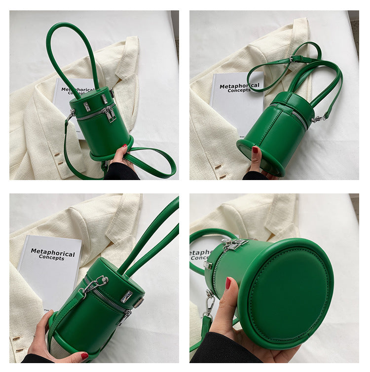 Women's Bag Fashion Handbag Bag New Trend Messenger Bag Cylinder Mobile Phone Bag  Shoulder Bag