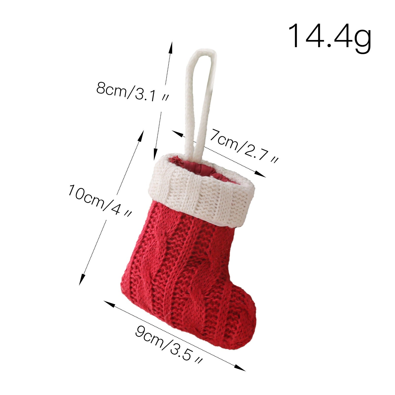 Christmas Decoration Mini Knitted Socks Christmas Tableware Set Knife and Fork Set Socks Home Decoration Products