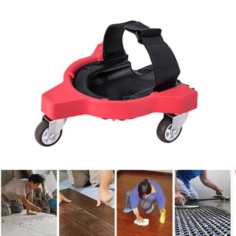 Plastic Workplace Rolling Kneepads Foam Padded Laying Tile Brush Wall Universal Wheel Knee Protection Pad Safety Accessories