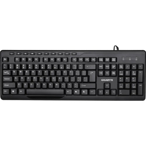 (LS) Gigabyte KM6300 USB Wired Keyboard & Mouse Combo multimedia controls 1000dpi Adjustable Portable slim receiver Stylish design comfort