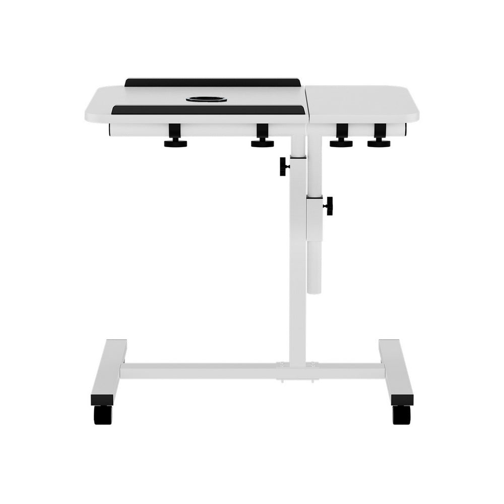 Artiss Laptop Desk Table Fan Cooling White 60CM