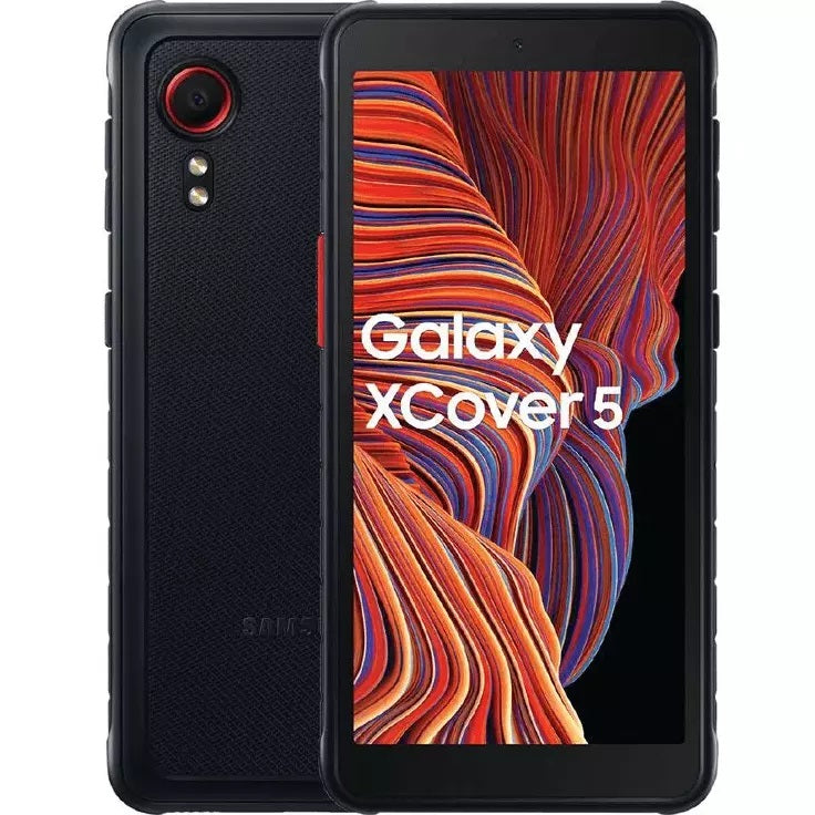 Samsung Galaxy XCover5 4G 64GB EE - Black *AU STOCK*, 5.3", HD+, 60Hz, 4GB/64GB, 16MP/5MP, IP68, Dual SIM, 3000mAh, 3 Years Warranty
