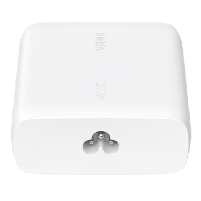 Belkin BoostCharge Pro 200W USB-C (PD 3.0) 4-Port GaN Wall Charger - White (WCH015AUWH), 140W Max Single Port, CEW $2500, 2 Year Warranty