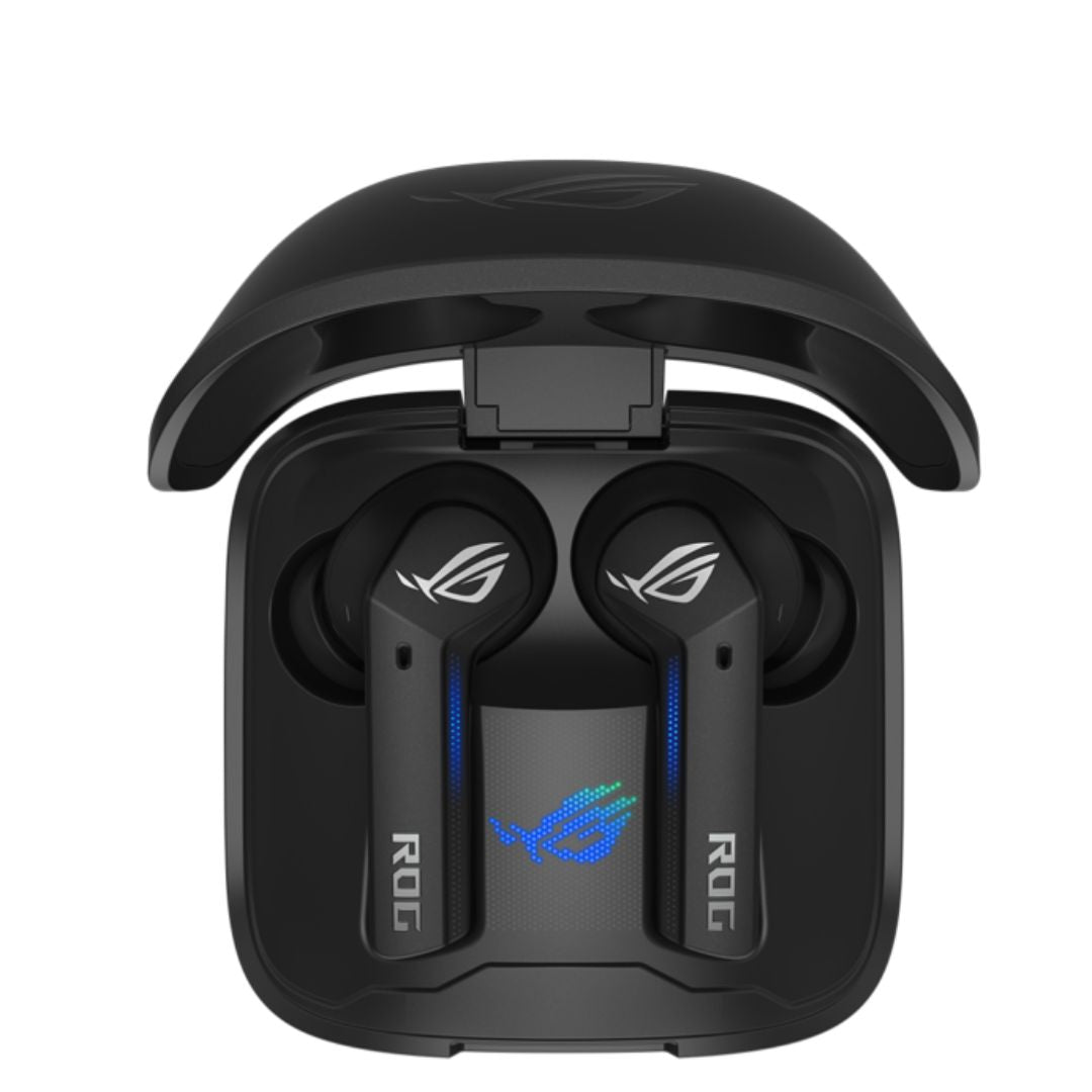ASUS ROG Cetra True Wireless SpeedNova Black, Dual-Mode, Bone-Conduction AI Microphones, Up to 46-hour battery life, Hybrid Multipoint