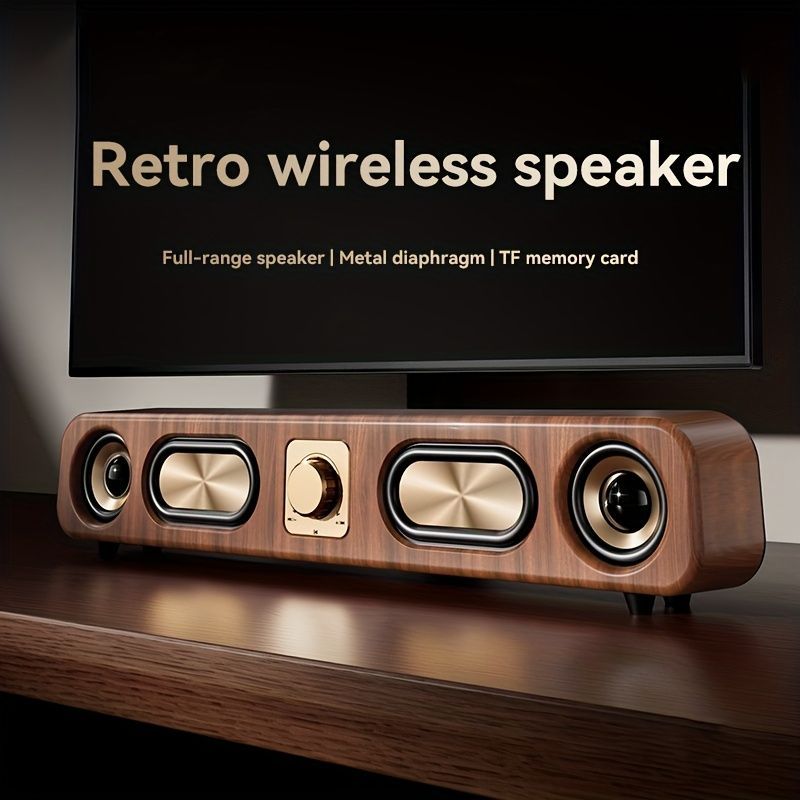 Wireless Speaker Portable Speaker Bluetooth Speaker Stereo Sound Subwoofer - Dark Green - Size 01