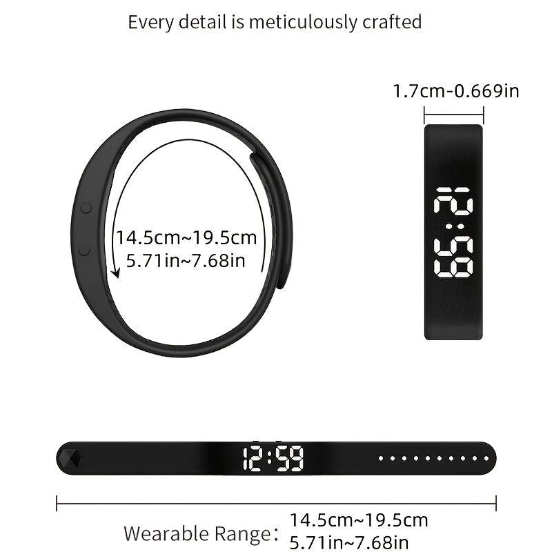 Women'S Watch Multifunctional Watch Alarm Watch Pedometer Watch Timer Watch - light blue - Size 01