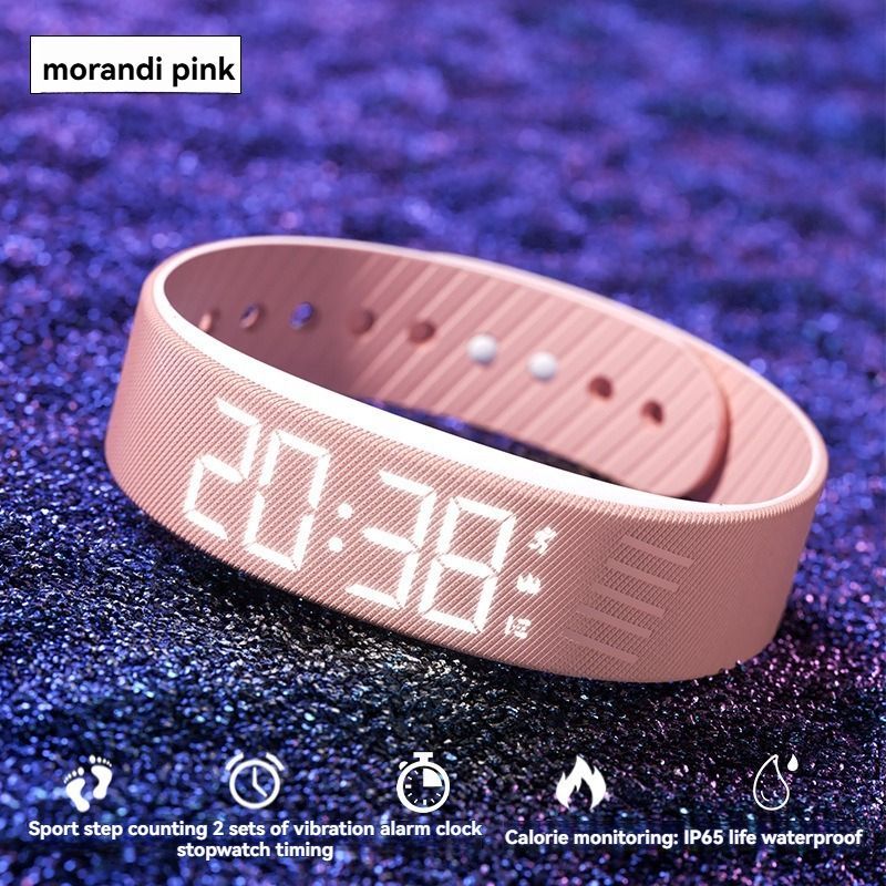 Women'S Watch Multifunctional Watch Alarm Watch Pedometer Watch Timer Watch - White - Size 01