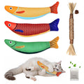 3 Cat Toys Australia Fish-Shaped Cat Toys Catnip Toys Cat Scratching Stick