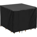 Square Garden Table Cover, Waterproof Garden Furniture Cover, Anti-Uv, Oxford Fabric Outdoor Garden Furniture Table