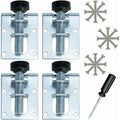 Adjustable Furniture Leveling Feet Galvanized Iron M10 Levelers For Furniture, Tables, Cabinets, Workbenches And