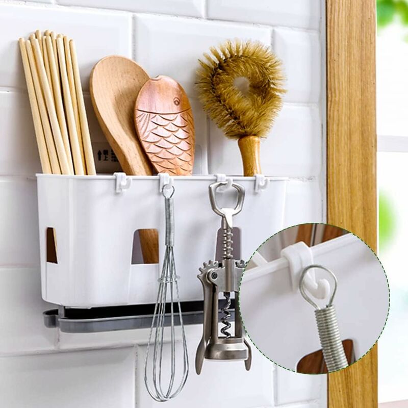 Kitchen Utensil Drainer, Knife And Fork Spoon Drainer, Sink Drying Basket