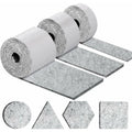 Self-Adhesive Furniture Pads, Furniture Chair Pads 3 ROlls (100 10Cm+100 5Cm+100 2Cm), Chair Pad 4Mm-Thick Felt Pad