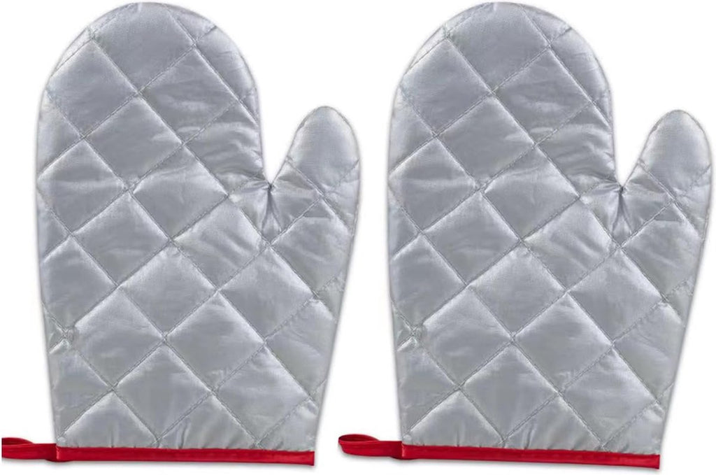 Ironing gloves for garment steamers, set of 4, flexible, steam-resistant, heat-resistant, waterproof, for garment steamers - Silver2