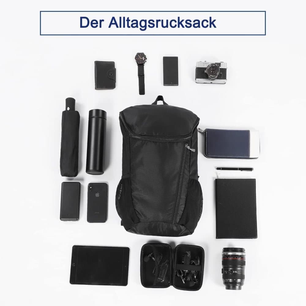 20L Lightweight Waterproof Hiking Backpack for Outdoor Use, Dark Blue