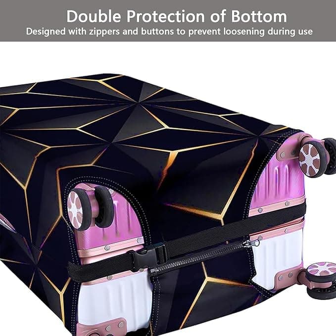 Elastic Suitcase Cover Travel Luggage Protection Scratch Resistant Washable Trolley Case Cover, 1 Pack, 29-32INCH