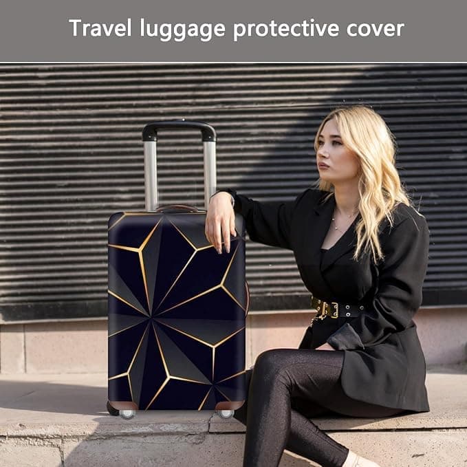 1 Piece(s) Elastic Suitcase Cover Travel Luggage Protection Scratch Resistant Washable Trolley Case Cover, 18-20inch