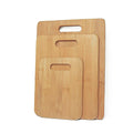 3 Pack Bamboo Cheese Board Set, Cutting, Serving and Chopping Boards