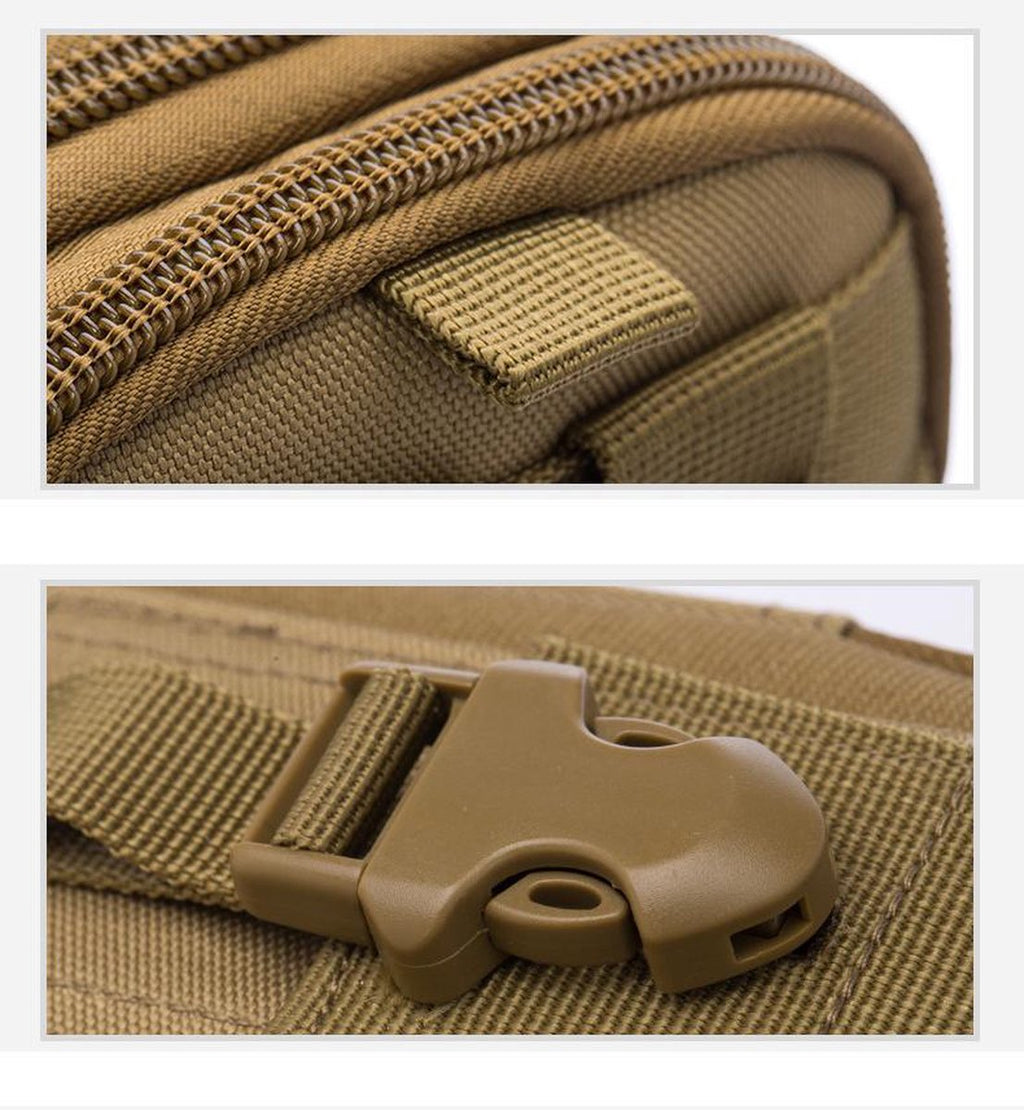 Waterproof Nylon Waist Bag - Anti-Theft - Outdoor Belt Bag - Green