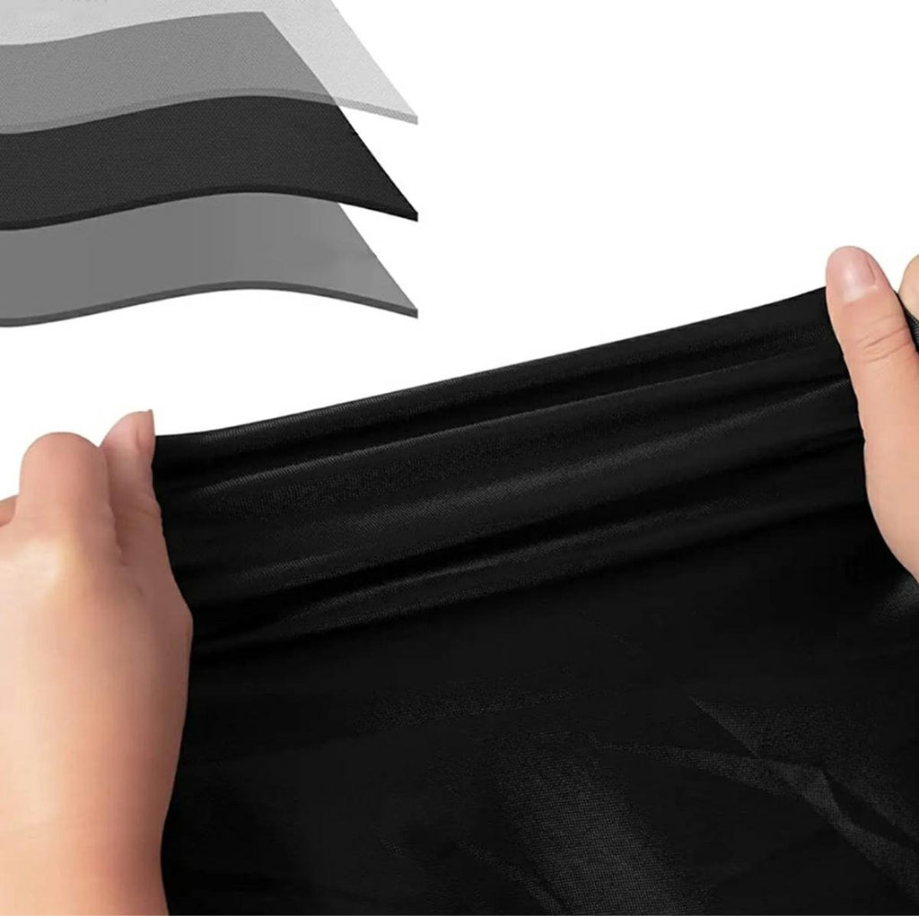Waterproof Garden Set Protective Cover with Drawstring and Good Drainage - W242 x L160 x H100CM - Black Garden Furniture Cover - Garden Furniture Cover - Garden Set Cover - Lounge Set Cover - Garden Table Cover