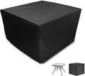 Garden Table Cover -  123*123*74 cm - Garden Furniture Cover - Square Garden Furniture Cover - Waterproof Garden Furniture Protective Cover - Waterproof Garden Table Cover - Dust Cover - Anti-UV - 210D Oxford Table Cover - for Garden, Gazebo, Balcony - Bl