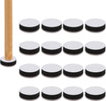 16 pieces - 6*1.65 cm - table leg risers - furniture leg cushions - EVA and felt materials - chair foot pads - self-adhesive furniture risers - table leg cushions - adjustable table heights - crash pads - multifunctional protective pad