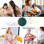 Rain drum - outdoor rain drum - rain drum for the garden - rain drum for outside in the garden - chakra drum for outdoor rain - drum - musical instruments - 6 inch rain drum - with 8 tones - green - 16*9 cm