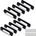 Kitchen cabinet handles - 10 pieces black kitchen handles - Furniture handles - Kitchen handle - Kitchen cabinet handles - Cabinet handles - Drawer handles - Cabinet handles - Kitchen cabinet handles - With screws - Kitchen cabinet door handles - Furnitur