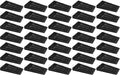 Furniture wedges - 35 pieces - Leveling wedges - Leveling pad Base leg - Furniture coaster - Furniture feet - Wedge set - Leveling wedge - Black - 5*3*0.5 cm - Plastic
