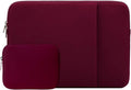 Laptop sleeve - 13 inch - 2-piece - Laptop bag - Suitable for 13 inch laptop - with extra case - Red